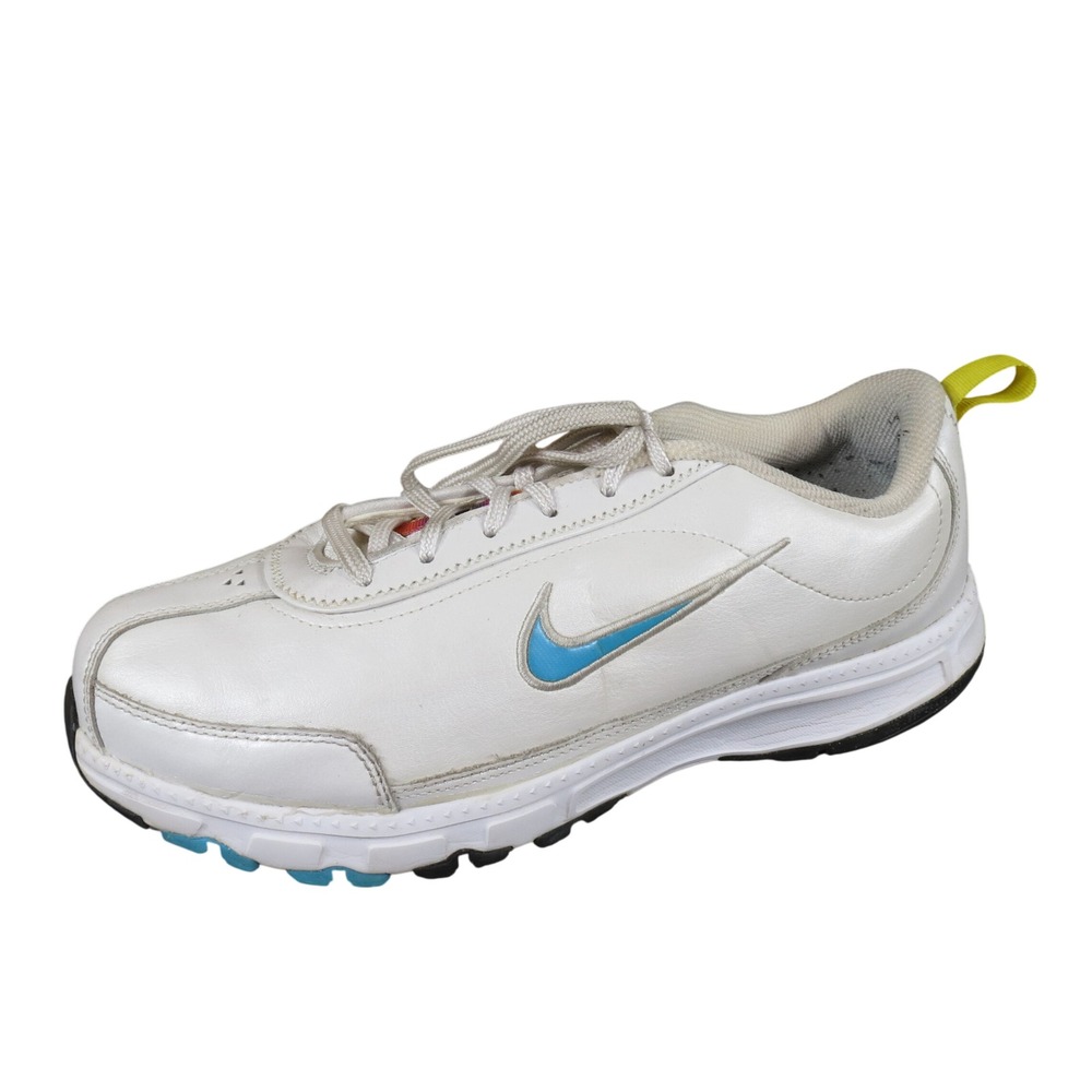 Nike Air Native N7 Womens Walking Shoes Size 8.5 Athletic Sneakers White Blue